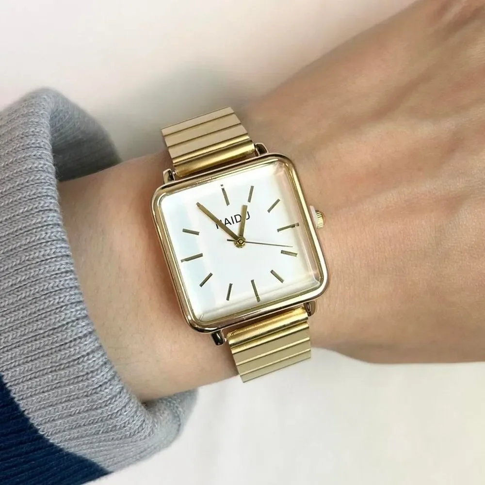 Vintage Inspired Luxury Gold Tone Watch